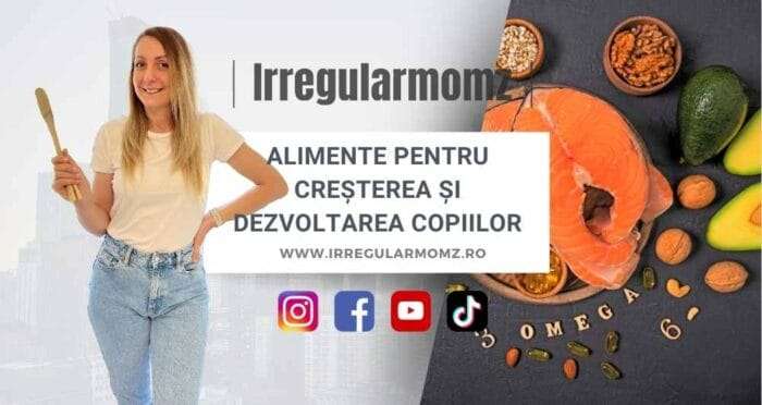 Alimente care stimulează creșterea și dezvoltarea copiilor