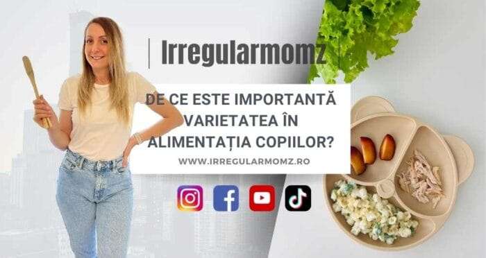 De ce este importantă varietatea în alimentația copiilor